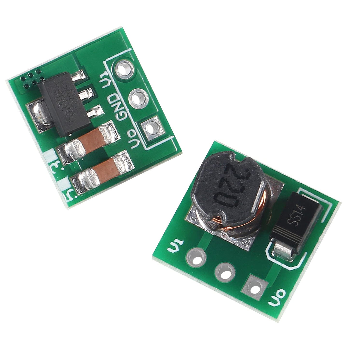 D-FLIFE 10pcs 1.5V 1.8V 2.5V 3V 3.3V 3.7V 4.2V to 5V DC-DC Step Up Power Module Voltage Boost Converter Board 0.9-5V to 5V