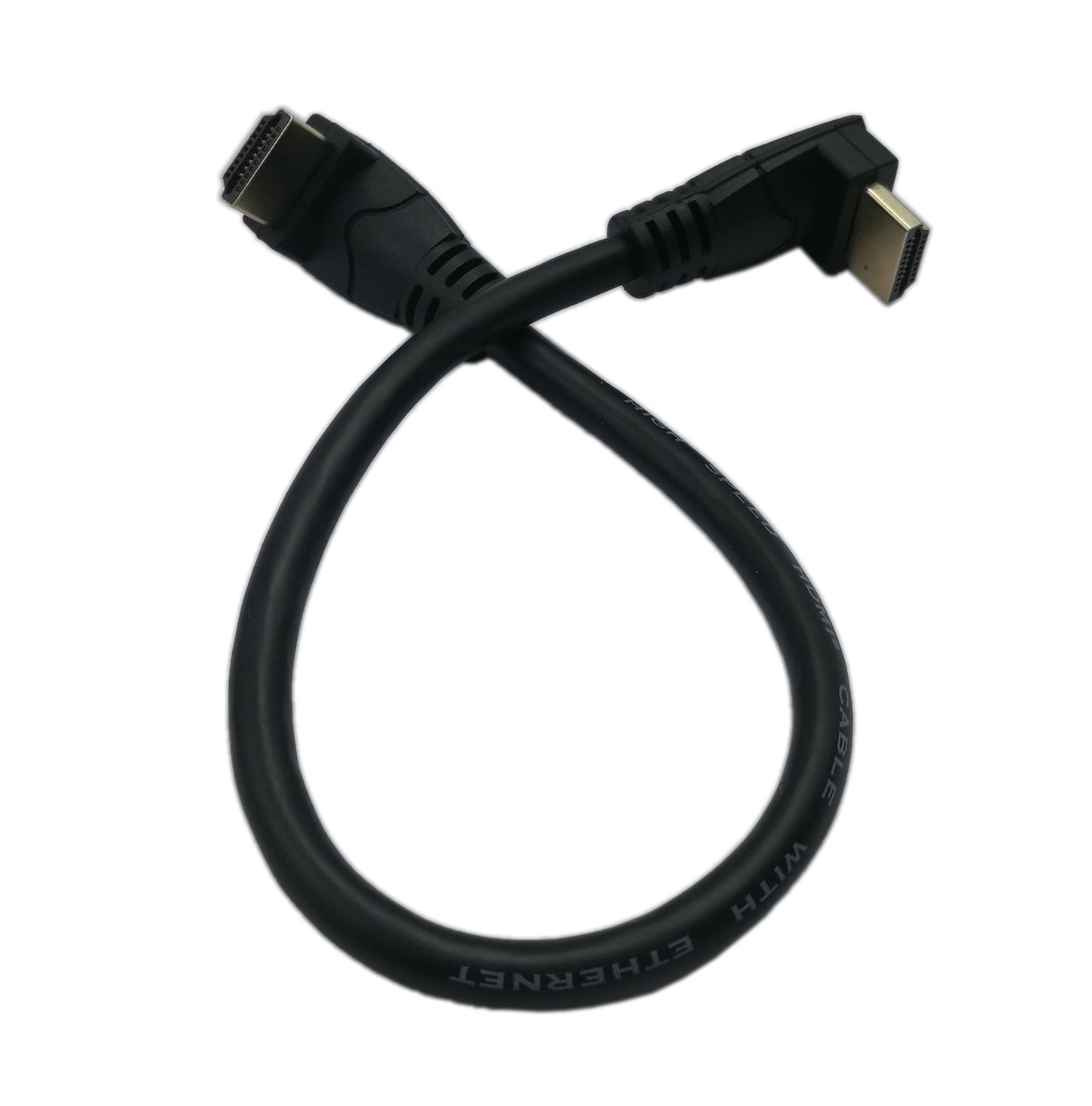 zdyCGTime 1 Feet HDMI Up to Up Angle 90 Degree Vertical Right Cable -Supports 4K@60Hz, High Speed, HDMI 2.0 Ready - UHD, Ethernet & Audio Return
