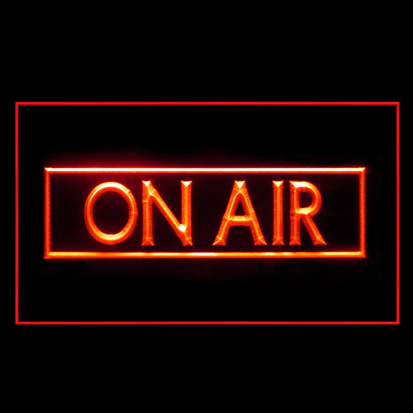 140017 On Air Recording Studio Music Media Room Display Decor LED Light Neon Sign (12" X 8", Red)