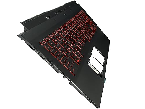 Laptop Replacement Keyboard Compatible for MSI Katana Pulse GF66 11UE 11UG 11UD MS-1581 MS-1582 GL66 US Layout with Palmrest Upper Cover Case Shell