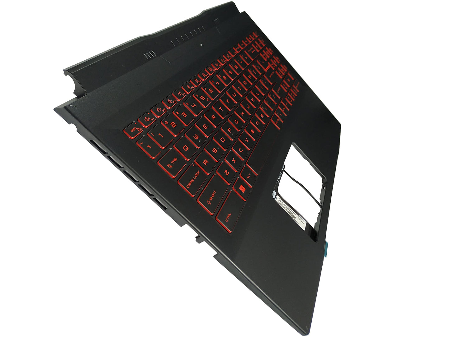 Laptop Replacement Keyboard Compatible for MSI Katana Pulse GF66 11UE 11UG 11UD MS-1581 MS-1582 GL66 US Layout with Palmrest Upper Cover Case Shell