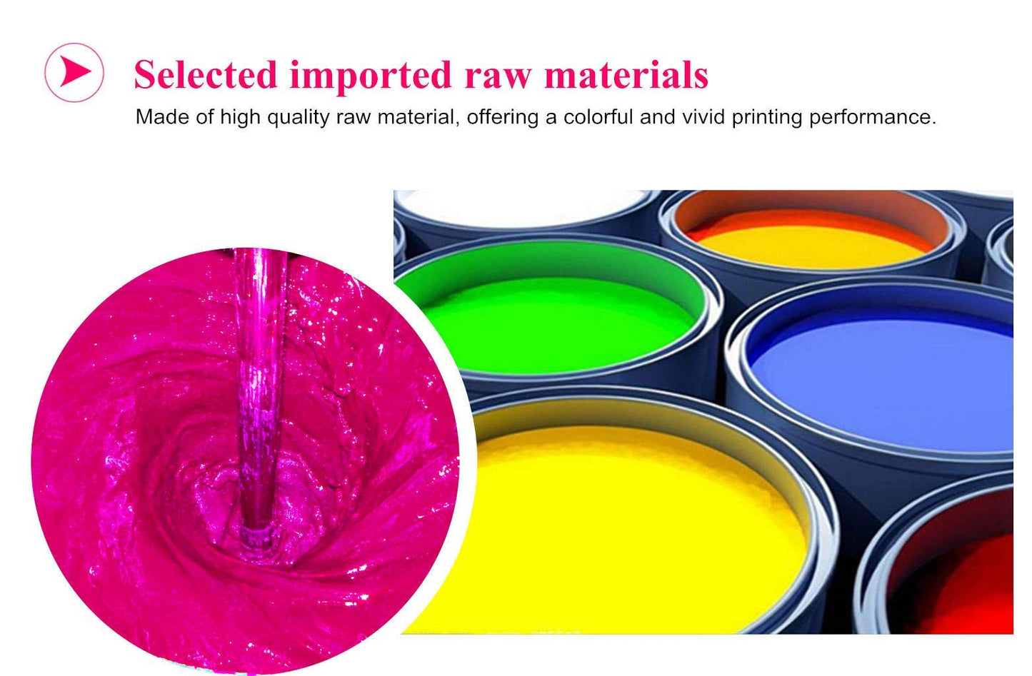 Aomya Ink Refill Kit 100ml for HP 67 61 65 60 62 63 910 920 901 902 932 933 934 940 952 94 95 96 Inkjet Printer Cartridges Refillable Ink Cartridges