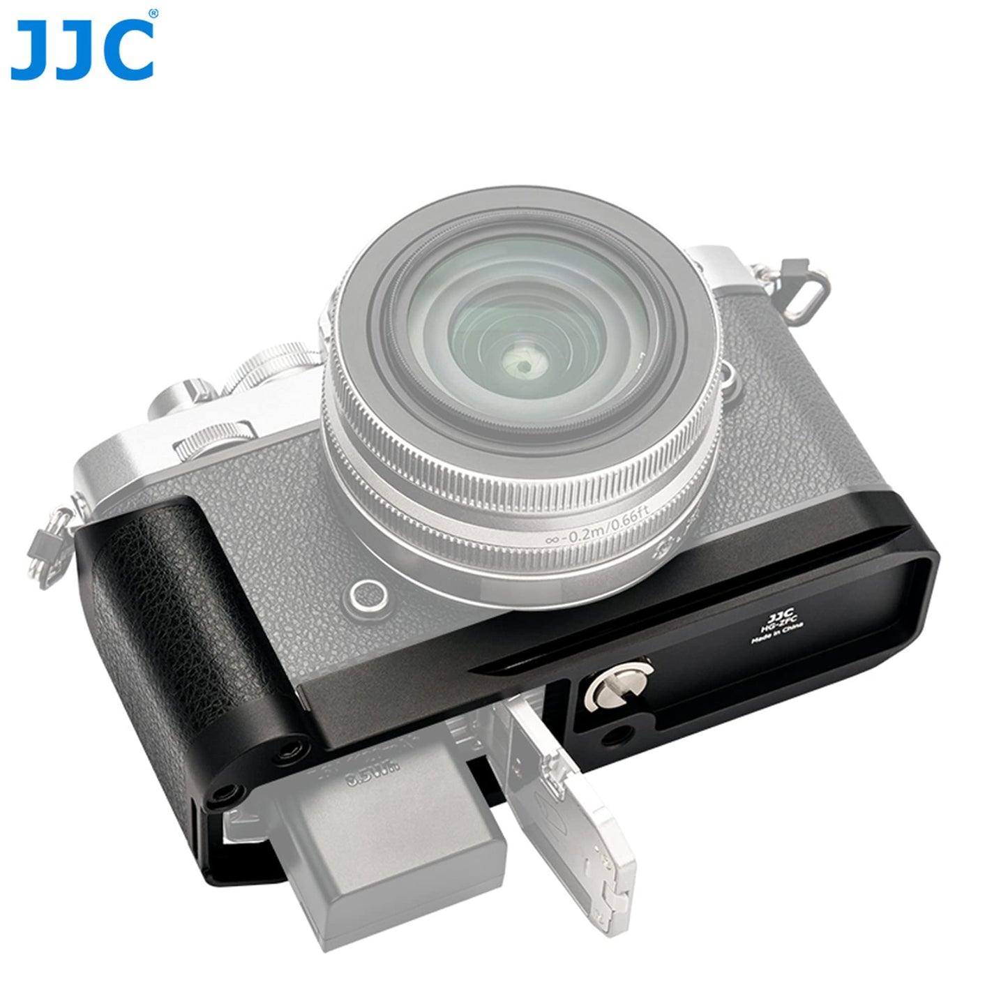 Z Fc Hand Grip, ZFc hand Grip, JJC HG-ZFC Camera Hand Grip, Grip Holder for Z Fc, Made of Premium Aluminium Alloy, Arca Swiss Quick Release