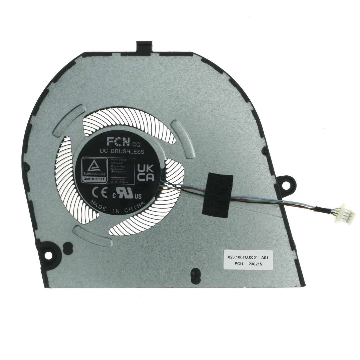 CPU Cooling Fan Replacement for Dell Inspiron 14 5430 7435 Laptop, Compatible with 0JXC52 JXC52 FQC8 023.100TU.0001, 4-Pin 5V 0.5A