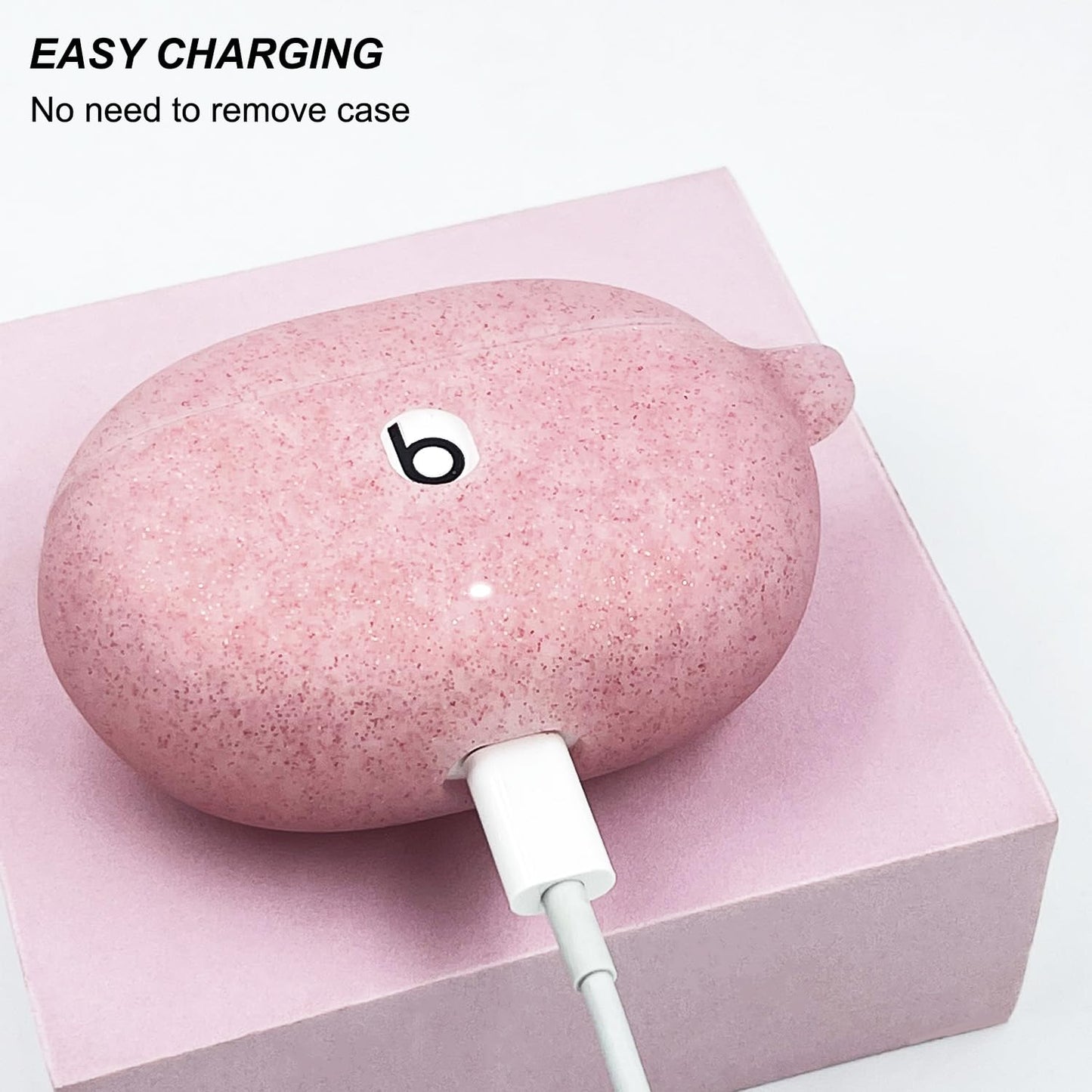 KOUJAON Case Compatible with Beats Studio Buds (2021) / Beats Studio Buds + (2023) Silicone Protective Case for Beats Wireless Earbuds with Keychain