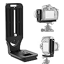 (Real Single one Piece) L Bracket Camera for DSLR Vertical Horizontal Switching Tripod Quick Release Plate Compatible with Canon Nikon Sony DJI Osmo