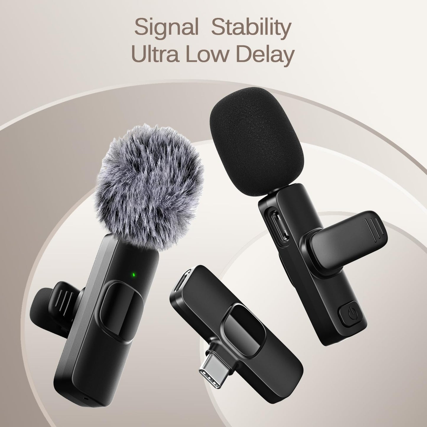 Labstandard Professional Wireless Lavalier Lapel Microphone for iPhone, iPad, mini Video Recording Mic forInterview Video Podcast Vlog