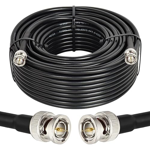 XRDS -RF 100FT SDI Cable, BNC Male Digital Video Cable 75 Ohm RG59 BNC Cables Supports HD-SDI/3G/6G-SDI/4K/8K