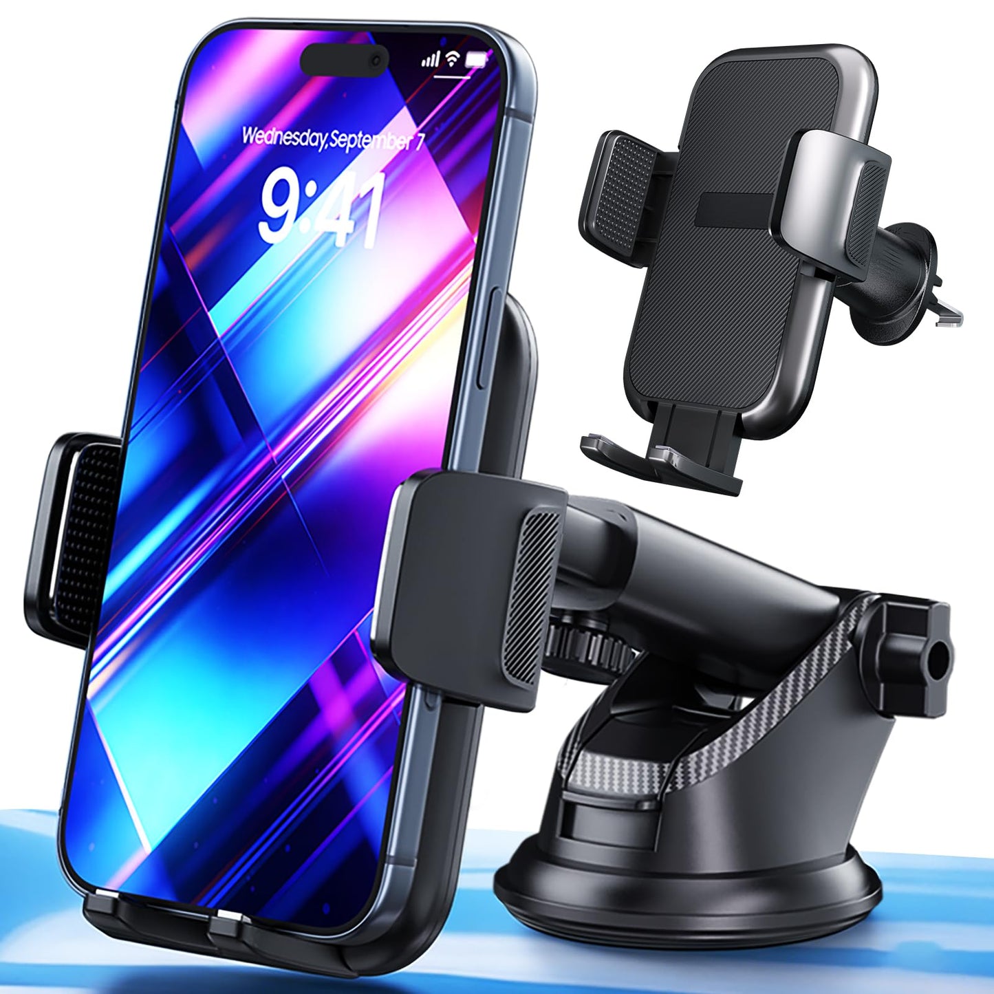 RayLink Phone Holders for Your Car 2026 Ultimate Phone Mount Military-Grade Windshield Dashboard Vent?Newest Best Strongest? Cell Phone Car Mount