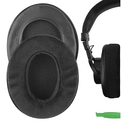 Geekria PRO Extra Thick Velour Replacement Ear Pads Compatible with Sony MDR-7506, MDR-MV1, MDR-V6, MDR-V7, MDR-M1, MDR-M1ST, MDR-CD900ST Headphones