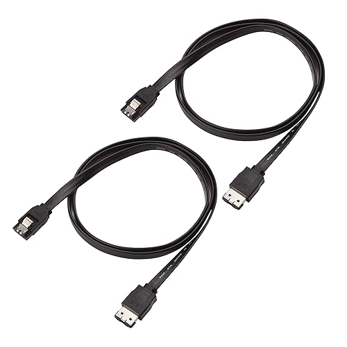 Cable Matters 2-Pack 6Gbps SATA to eSATA Cable - 3ft, eSATA to SATA Cable