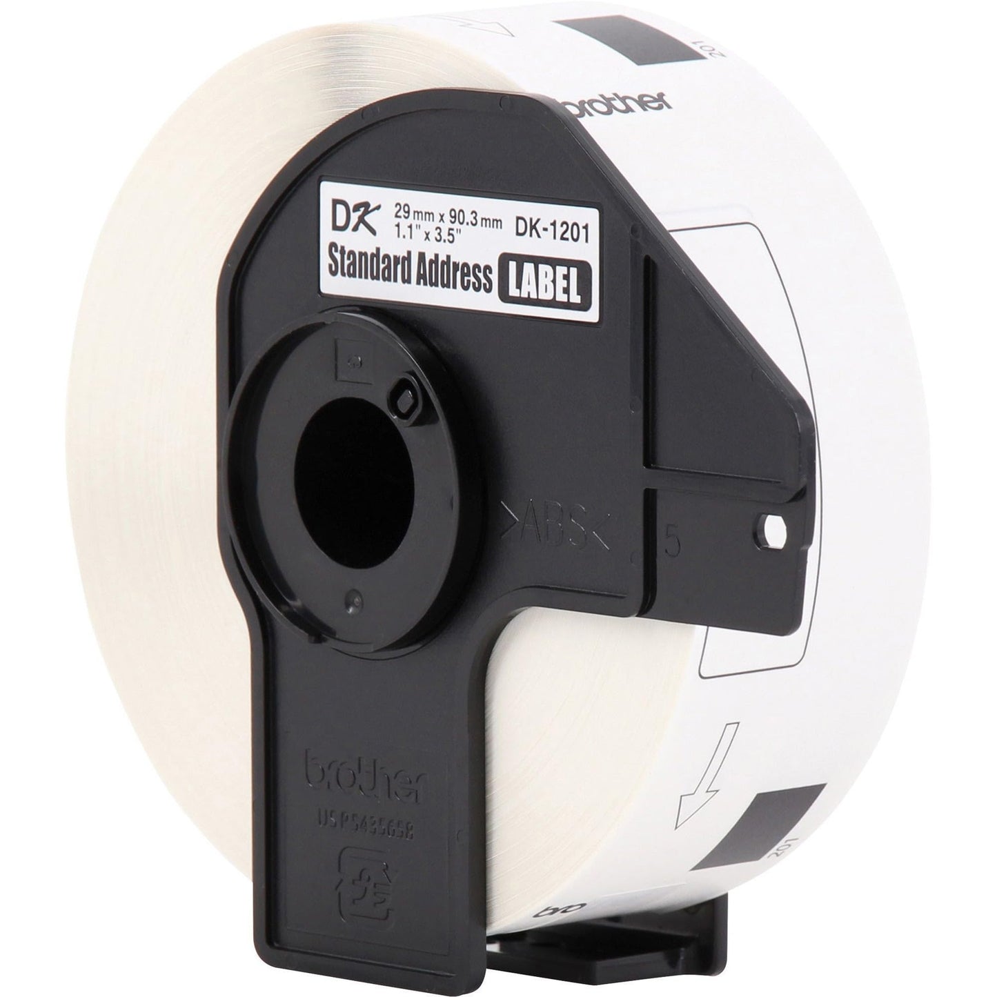 Brother Genuine DK1201 Die-Cut Standard Rolled Address Labels for QL Printers, (DK1201)