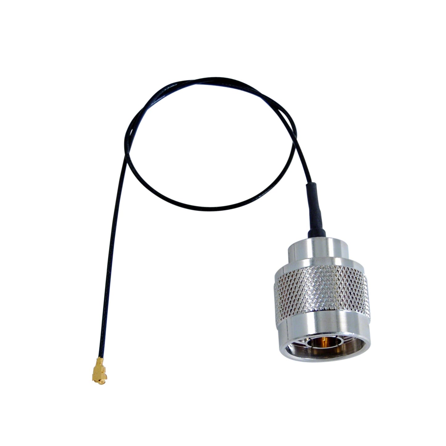 JEFA Tech U.FL to N Male Pigtail Cable - 9.8 in (250mm) - IPEX/IPX UFL to N-Male RF Coax for WiFi, LTE, LoRa, Meshtastic Antennas