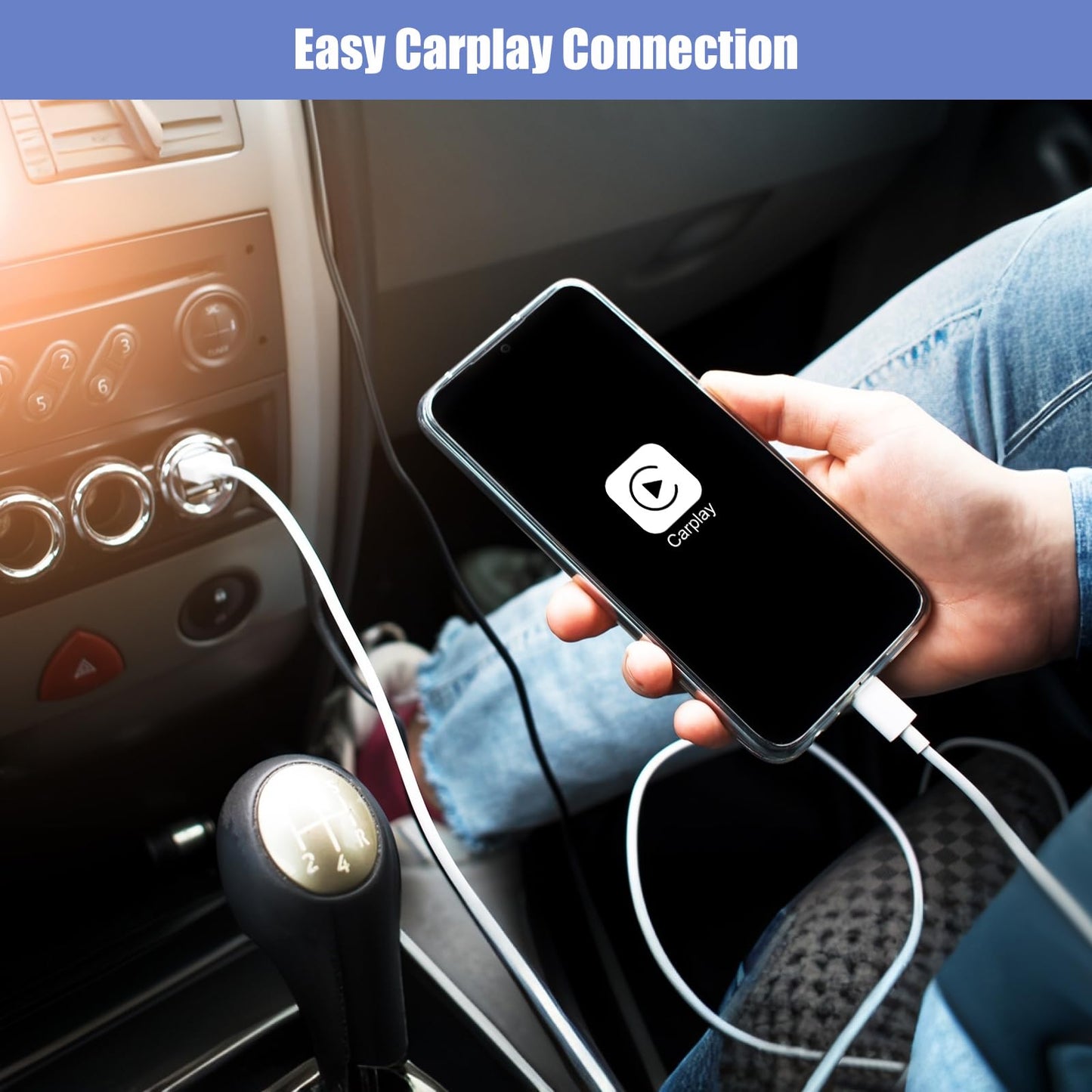 Car Carplay Cable for iPhone 16/15, iPhone 16/15Pro 16/15 Plus 16/15Pro Max Charger, USB A to USB C for Carplay USB C Cord, iPad usb C Cable 10th Gen