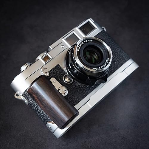 Wood Wooden L Hand Grip Holder for Leica M7 M6TTL M6 M4P M4-2 M4 M3 M2 M1 MP MA MD MD2 Camera Aluminum Alloy Baseplate