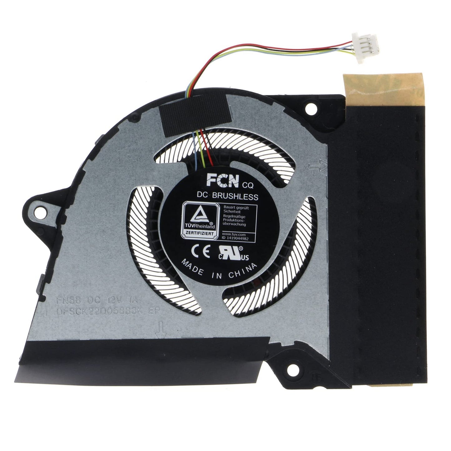 Replacement CPU & GPU Cooling Fan for ASUS ROG Zephyrus G14 GA401QE GA401QH GA401QM GA401IHR GA401Q GA401QM GA401QC 12V FN58 FNNW 13NR05S0AP0101