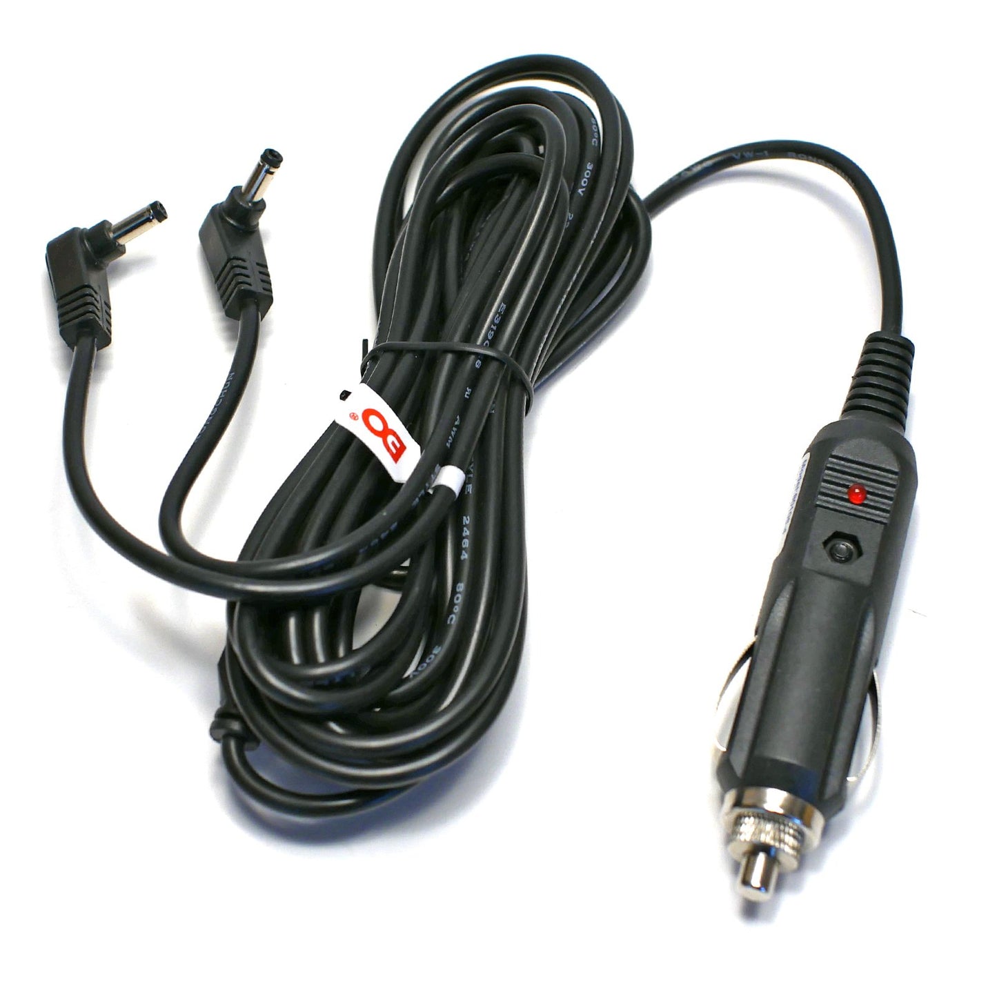 EDO Tech 11' Car Charger Adapter Power Cord for Philips 7 9 10 inches Dual Screen Headrest Portable DVD Player Pet9402/37 Pet708/37 Pd7012/37