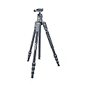 Vanguard VEO2S204AB Aluminum Travel Tripod with Ball Head, Monopod Option, Smart Phone Holder, Spiked Feet, and Tripod Bag