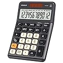 Pendancy Office Small Calculator Desktop with Tax+/- for Tax Calculation, 12 Digit Large LCD Display, Solar Battery Power, Durable Portable Design