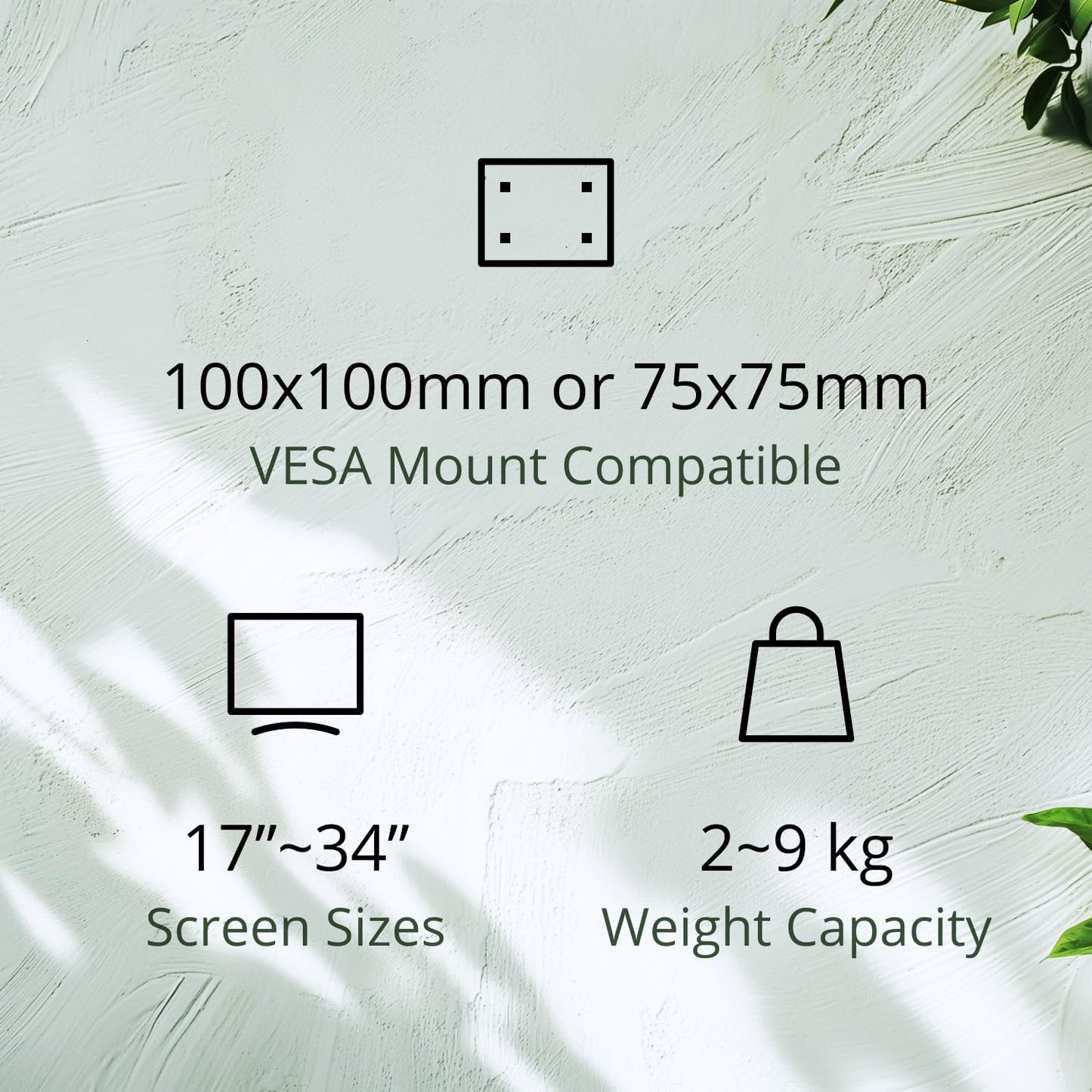 AOC AM420G Dual Monitor Stand - Full Adjustable Monitor Desk Mount Swivel Vesa Bracket with C Clamp, Grommet Mounting Base for 17 to 34 Inch Computer