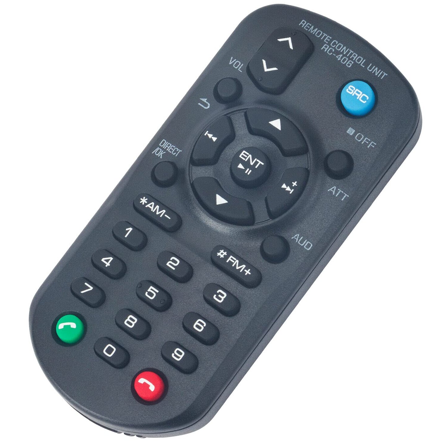 New RC-406 Replace Remote Control for Kenwood CD Receiver KMM-BT328 KMM-BT228U DPX794BH