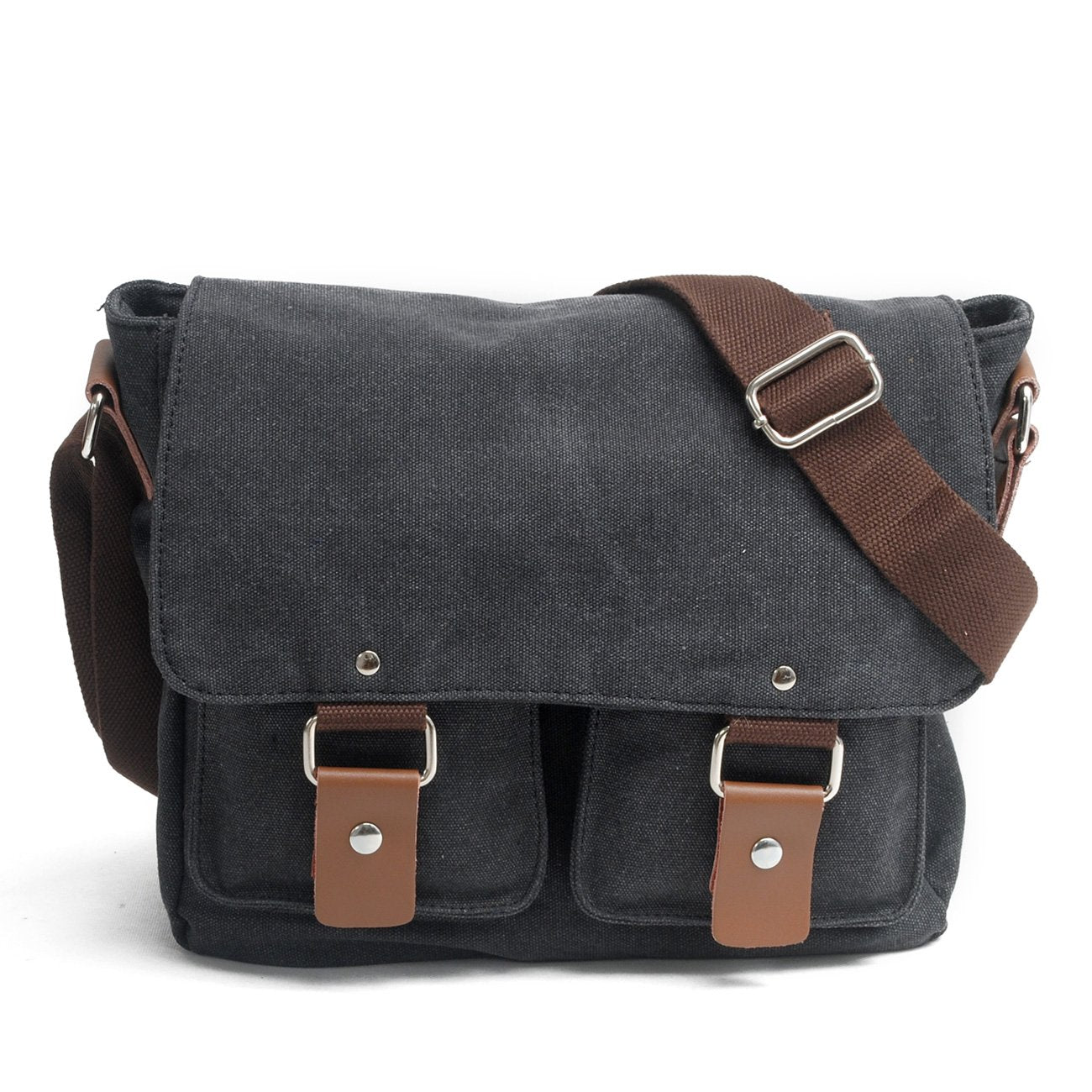 Men's Lightweight Vintage Waterproof Canvas DSLR SLR Shockproof Camera Shoulder Messenger Bag Sling bag