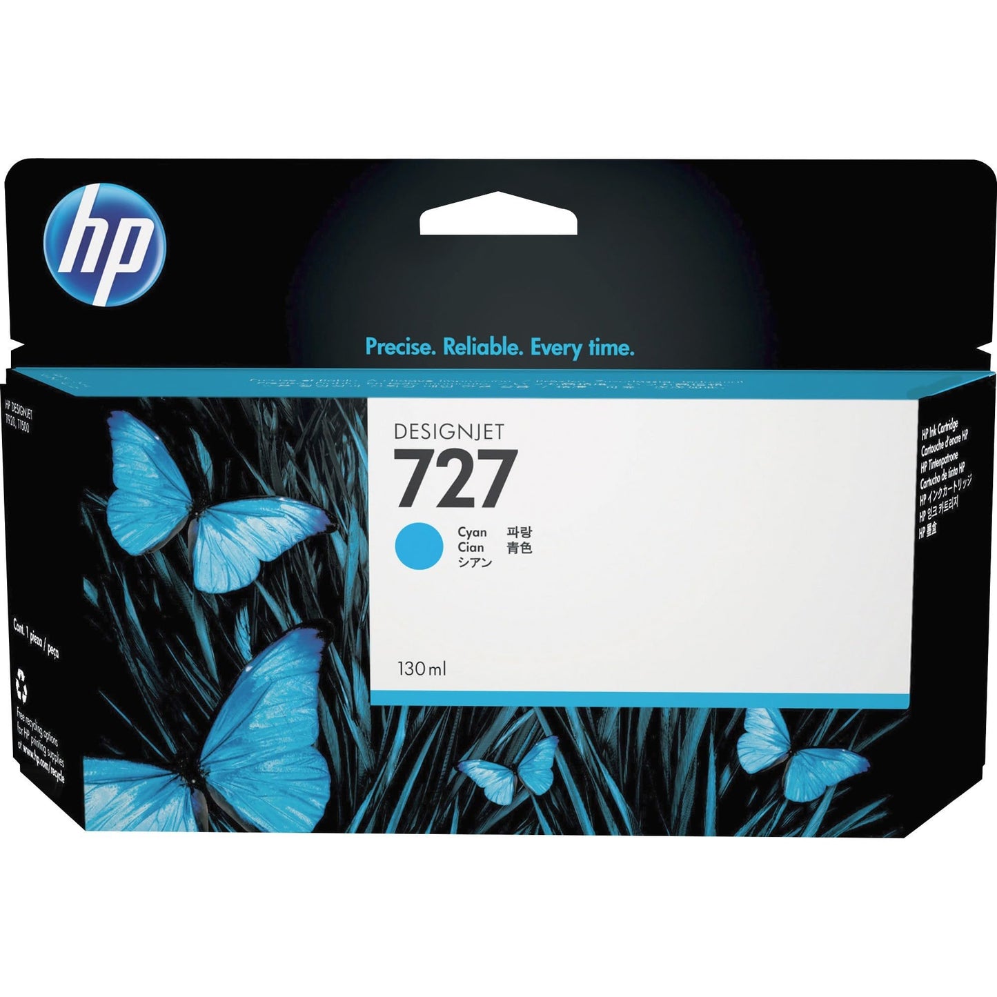 Hewlett Packard HP 727 - dye-Based Cyan - Original - Ink Cartridge