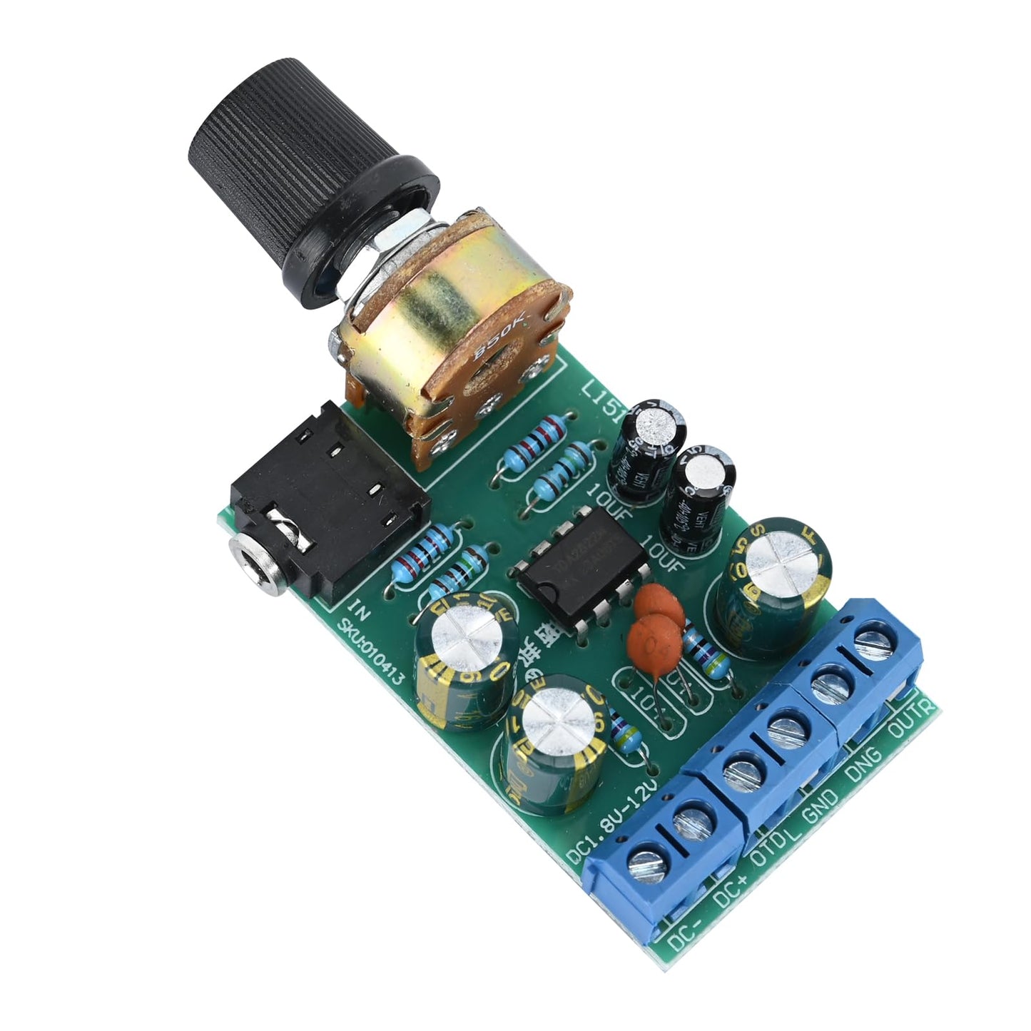2pcs TDA2822M DC 1.8-12V 2.0 Channel Stereo Amplifier Mini AUX Audio Amplifier Board Module Amplifier Board