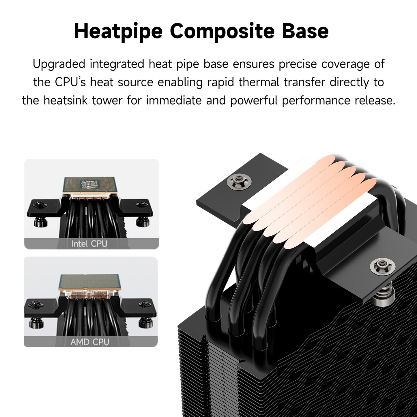 PCCOOLER CPU Cooler 620 BK