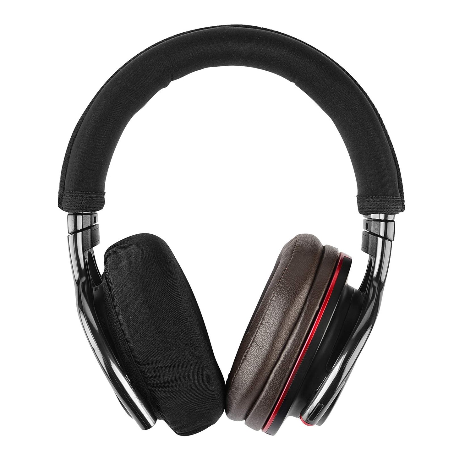 Geekria 2 Pairs Flex Fabric Headphones Ear Covers - Product Safety Certified - Washable & Stretchable Earcup Protectors for Over-Ear Headsets, Sweat