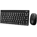 Adesso WKB-1100CB Natural Ergonomic Wireless Spill Resistant Mini Keyboard & Mouse Combo