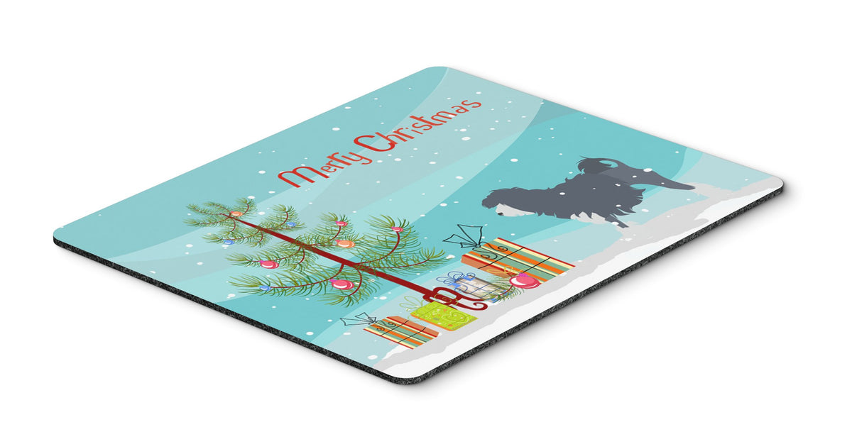 Caroline's Treasures BB2953MP Lowchen Merry Christmas Tree Mouse Pad, Hot Pad or Trivet for Home Office Gaming Working Computers Laptop Mouse