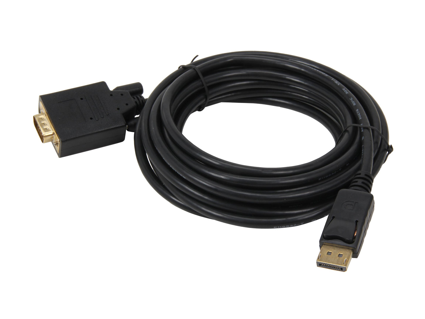 Nippon Labs DP-VGA-15 15-Feet Display Port Male to VGA Male 28 AWG Cable