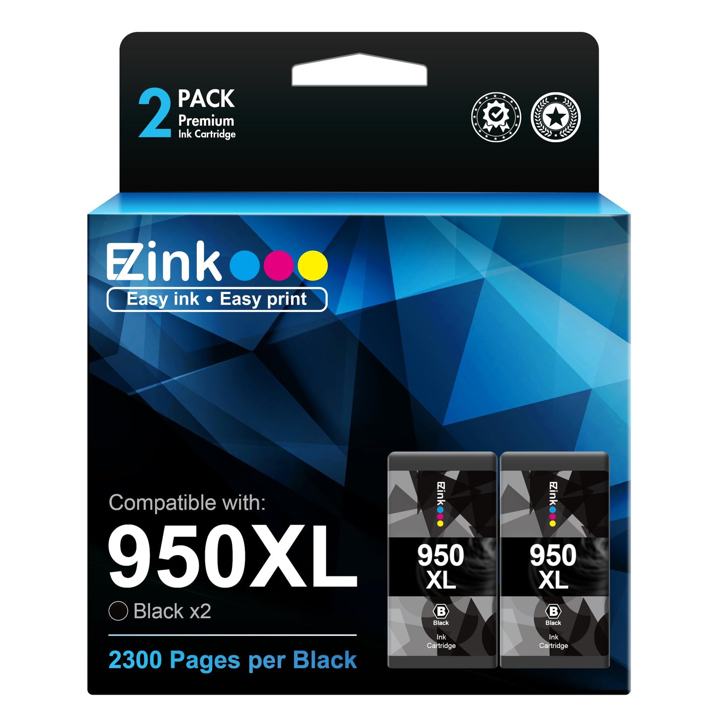 E-Z Ink 950XL Ink Cartridge Black Replacement for HP 950XL 950 XL for HP OfficeJet Pro 8600 8610 8620 8100 8630 8660 8640 8615 251DW 271DW?2 Black?