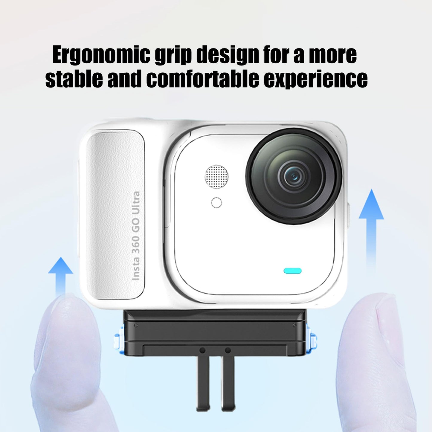 aoeyoo Magnetic Quick Release Mount for Insta360 GO Ultra, Quick Release Mount Adapter with 1/4" Screw Hole for Insta360 GO Ultra Accessories Suitable