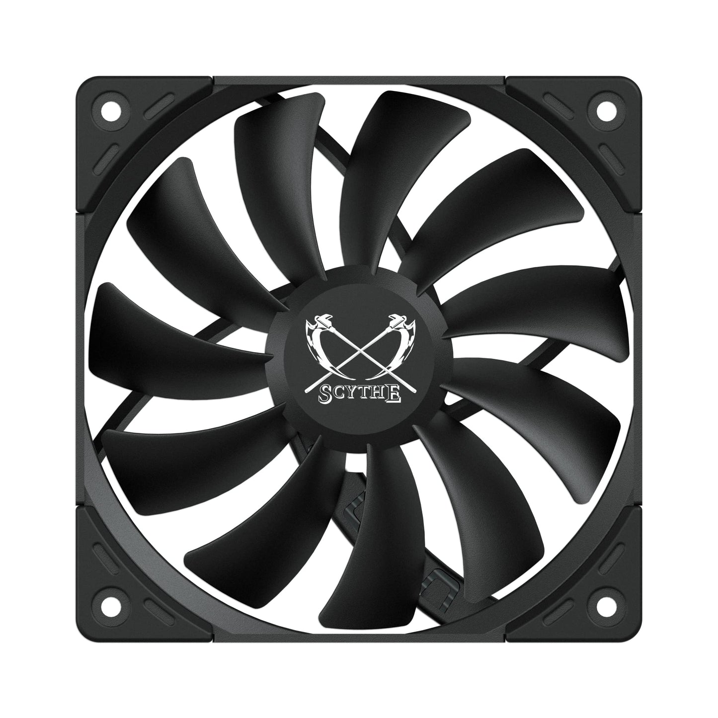 Scythe Kaze Flex II 120 PWN, 120mm x 25mm Air Flow Optimized Quiet Operating Computer Case Fan, Fluid Dynamic Bearing, 4-Pin Connector, Single Pack