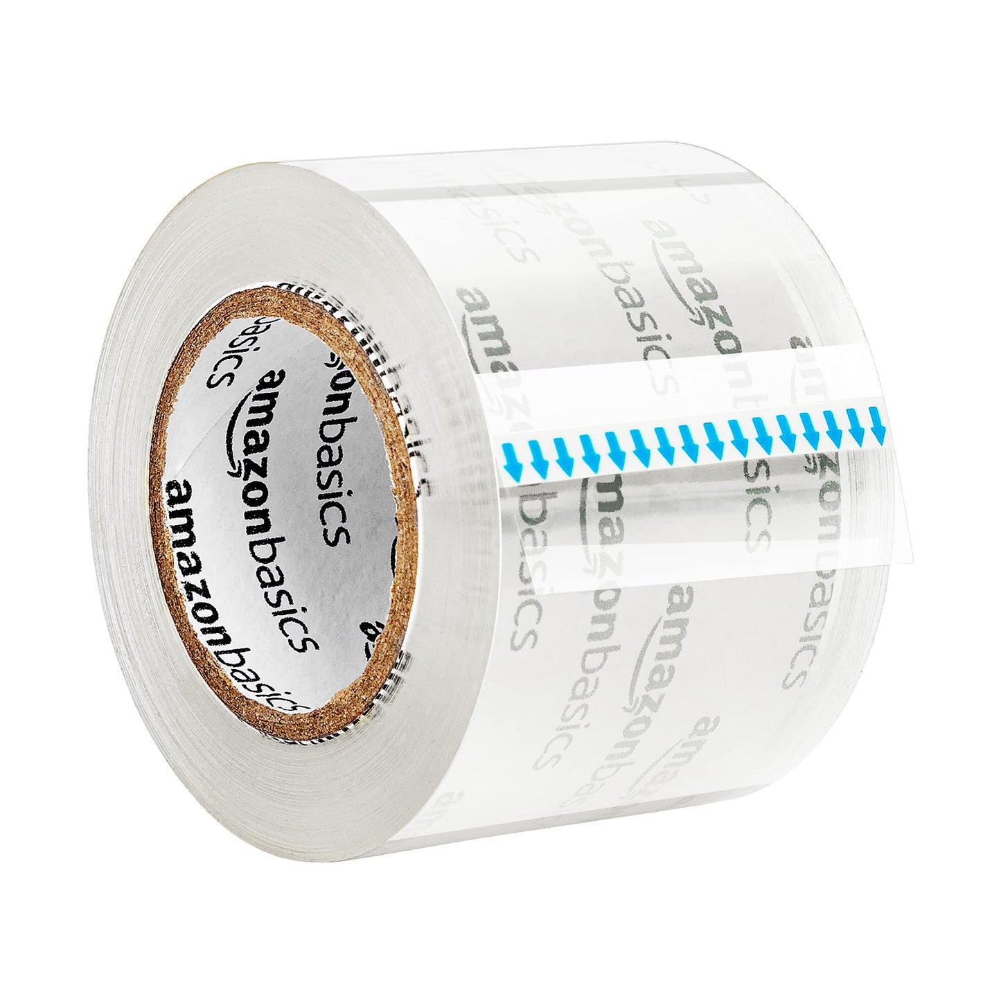 Amazon Basics Heavy Duty Packaging Tape with Dispenser for Shipping, Moving and Storing, 1.88" x 22.2 yds, 96-case