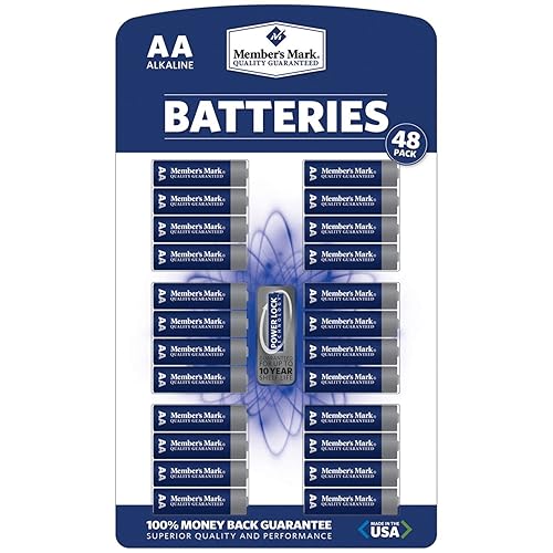 Member's Mark AA Alkaline Batteries - 48 Pack