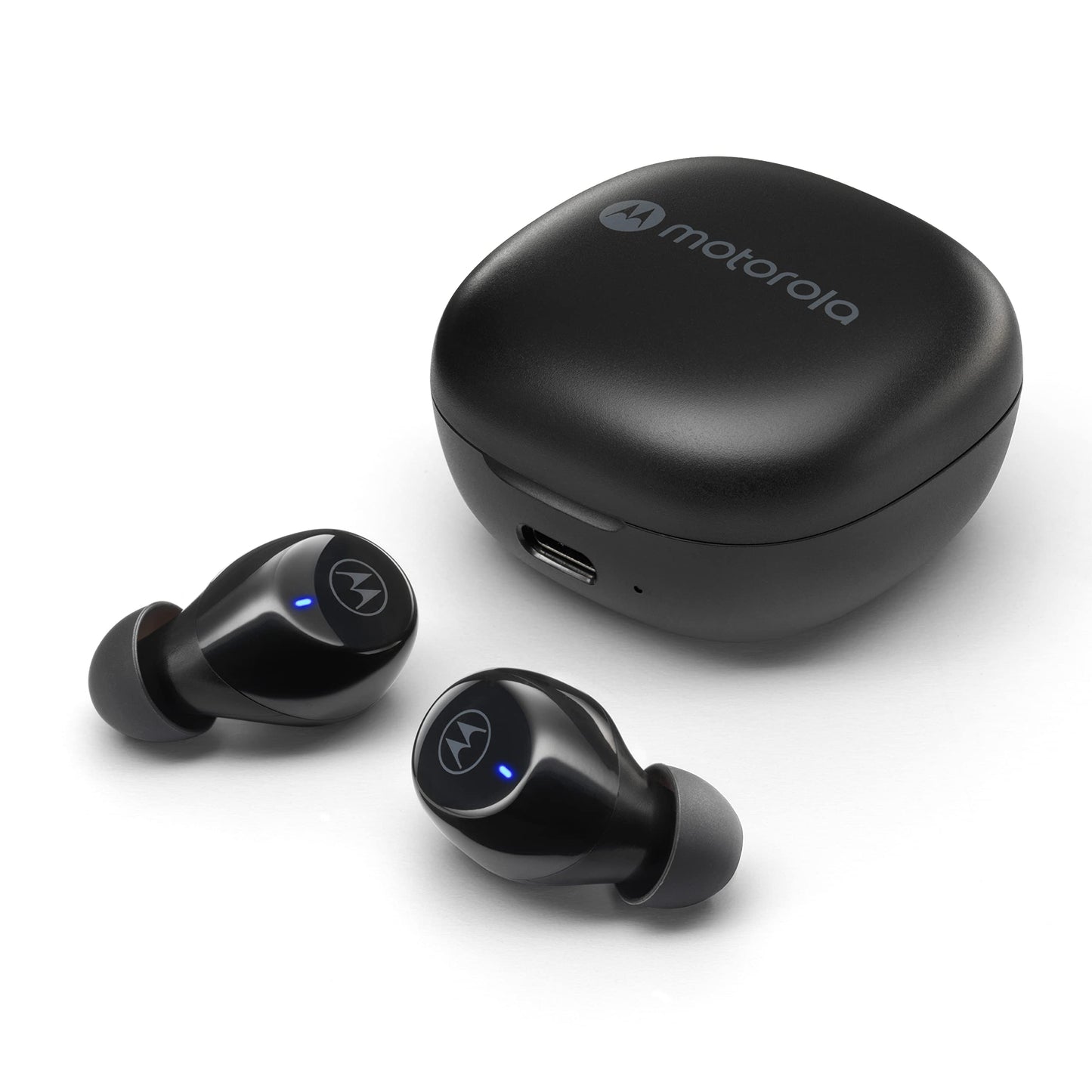 Motorola Moto Buds 105 - True Wireless Bluetooth Environmental Noise Canceling Earbuds with Touch Control & Micro-Charging Case - IPX5…