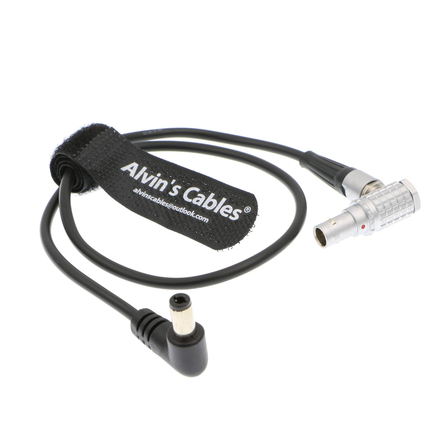 Alvin's Cables DC Right Angle to 2 Pin Male Cable for Teradek Bolt Transmitter, Z-CAM E2 Flagship Series Cameras (E2-S6/E2-F6/E2-F8) from Tilta