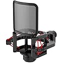 Microphone shock mount with Filter Screen Compatible with Lewitt RAY LCT-240 Pro LCT 440 Pure LCT 441 FLEX AKG C series Protruding Stems (d?23 mm)