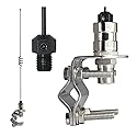 Tram® 140 to 170 MHz VHF/430 to 450 MHz UHF 17-1/4-In. Tall Pre-Tuned Dual-Band Amateur Antenna with Stainless Steel Mirror Mount