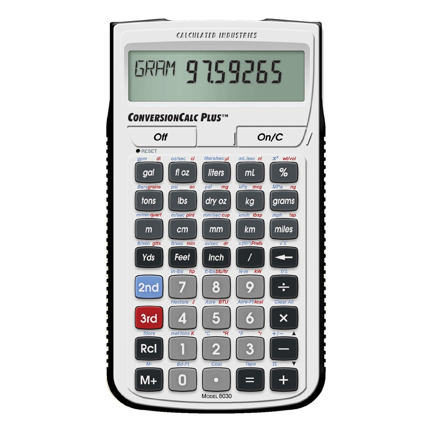 Calculated Industries 8030 ConversionCalc Plus Ultimate Professional Conversion Calculator Tool for Health Care Workers, Scientists, Pharmacists
