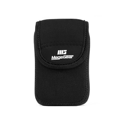 MegaGear MG037 Ultra Light Neoprene Camera Case compatible with Canon PowerShot SX740 HS, SX730 HS, SX720 HS, SX710 HS, SX700 HS, Sony Cyber-shot