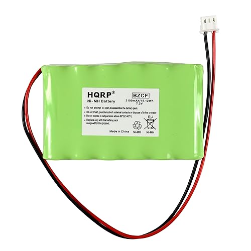 HQRP 2100mAh High Capacity Backup Battery for Honeywell ADT 300-03866 LYNXRCHKIT-SHA Lyric Controller, Lyric Keypad LCP500-L, OSA214, LCP500-4B…