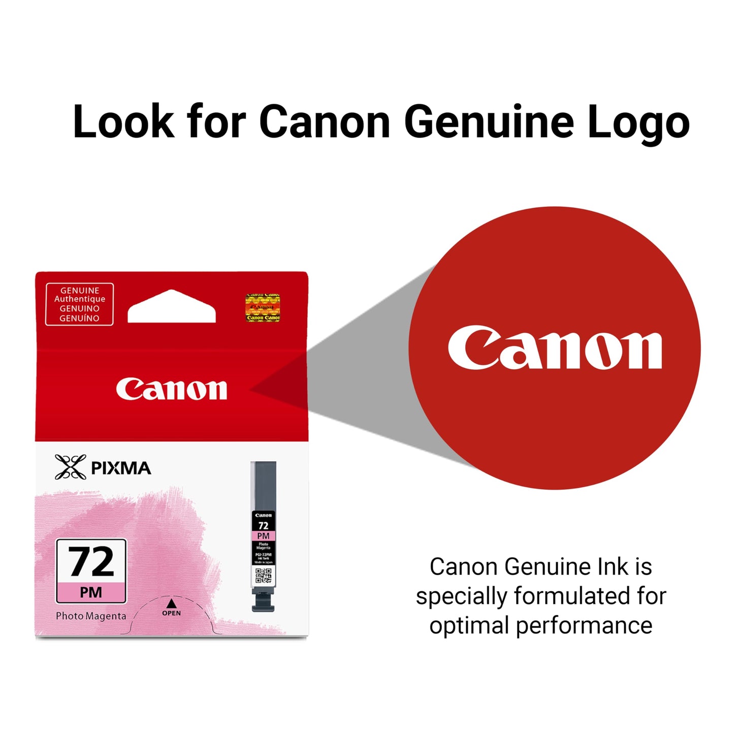 Canon PGI-72 Genuine Photo Magenta Ink Tank, Compatible with PIXMA PRO-10 Printers