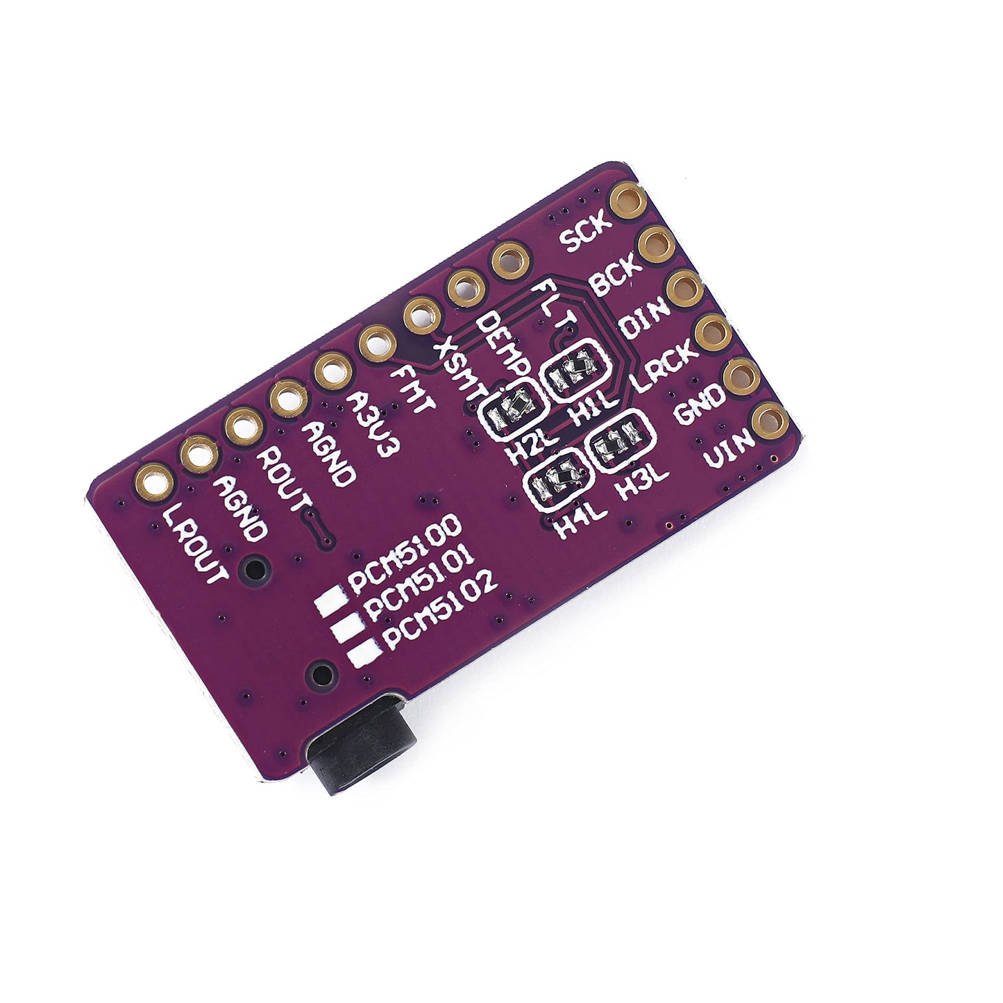 Teyleten Robot PCM5102 PCM5102A AUX Stereo Digital Audio DAC Decoder Board Module Player Voice Digital-to-Analog Converter IIS I2S for Arduino