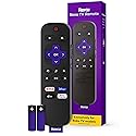 Roku TV Remote Control (Official Manufacturer Product) - Simple Setup, & Pre-Set App Shortcuts - Replacement Remote Compatible with RokuTV Models ONLY