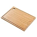 Kraus Kore Solid Bamboo Cutting Board for Workstation Kitchen Sink (16 3/4 in. x 12 in.), KCB-WS103BB