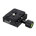 HITHUT 50mm Universal Screw Knob Quick Release Clamp with 50mm Quick Release Plate Set Compatible with Arca-Swiss Standard Tripod Monopod Ball Head